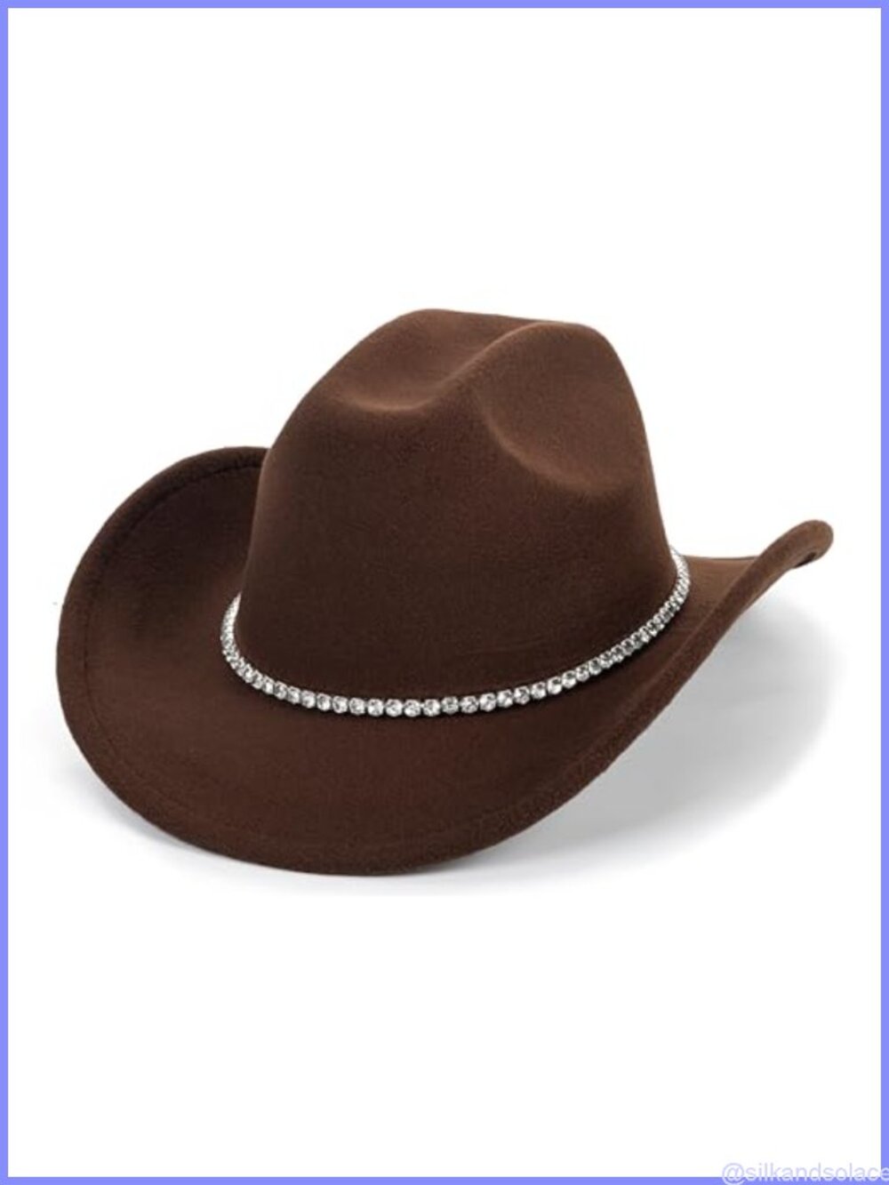 Felt Fedora Western Cowboy Hat Wide Brim Adjustable Sweatband